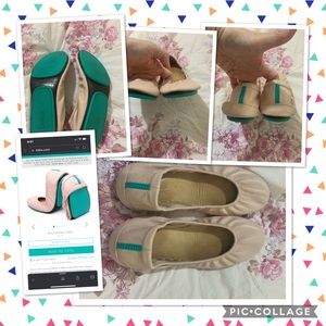 Tieks pink ballerina flats